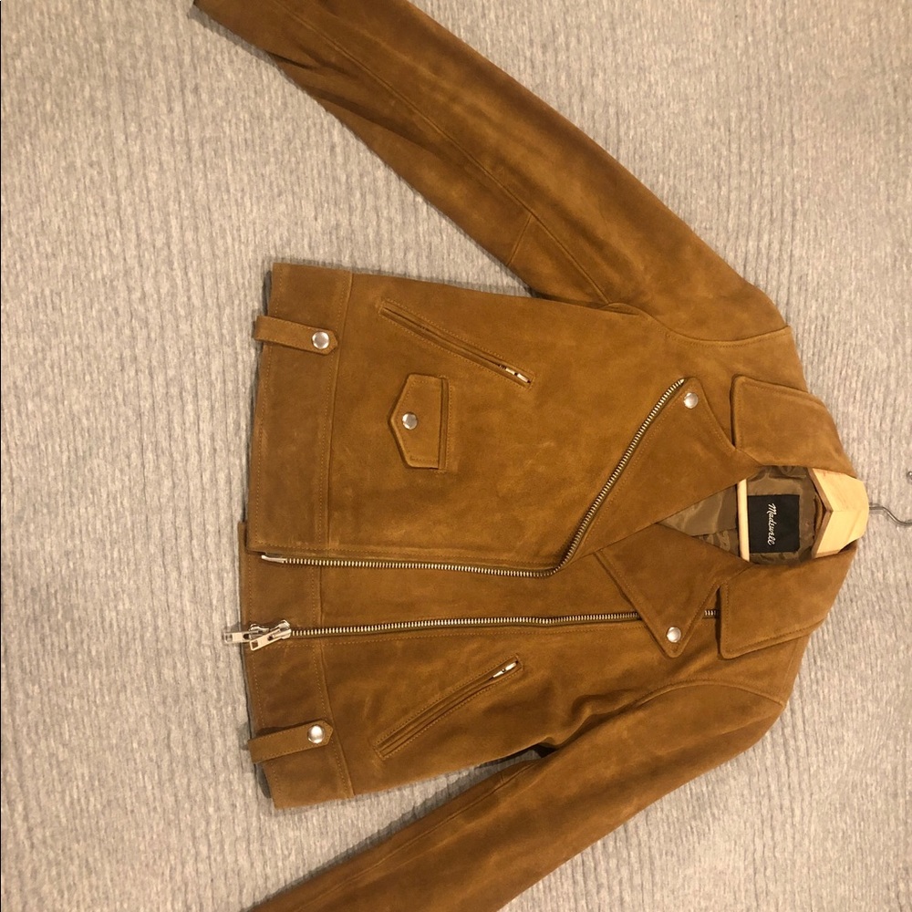 Madewell suede Moto jacket